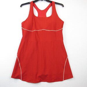 Old Navy Active Go Dry Women's XL Powersoft Athletic Dress Red Built In Shorts